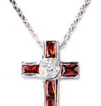 Collier mit Kreuz