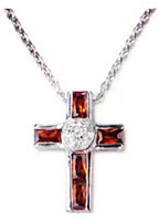 Collier mit Kreuz